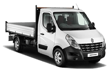 Car Hire Oldbury - White 3.5 Tonne Folkestone Tipper Transit - Van hire Oldbury